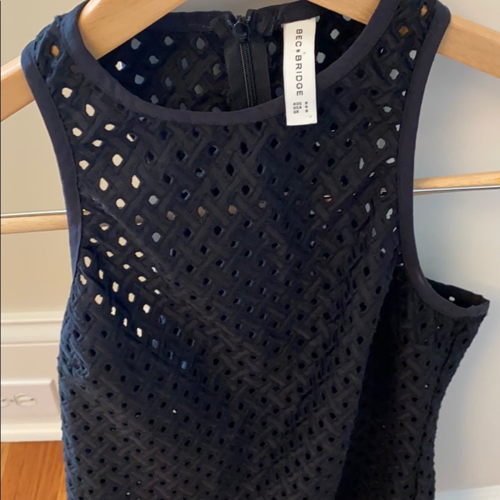 NWOT Bec + Bridge black top. Size 4